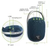 Techly ICASBL321BL pārnēsājams/ballīšu skaļrunis Mono pārnēsājams skaļrunis Zils 5 W