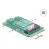 DeLOCK 64338 Iekšējais M.2 Adapteris Mini PCI Express Vīrišķais