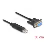 DeLOCK 67381 USB 2.0 uz RS-232 DB9 seriālais adapteris 0,5 m