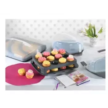Hama 00111497 pārtikas servēšanas paplāte Taisnstūrveida Melna, caurspīdīga