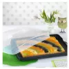 Hama 00111497 pārtikas servēšanas paplāte Taisnstūrveida Melna, caurspīdīga