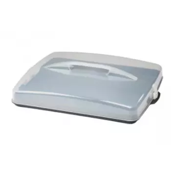 Hama 00111497 pārtikas servēšanas paplāte Taisnstūrveida Melna, caurspīdīga