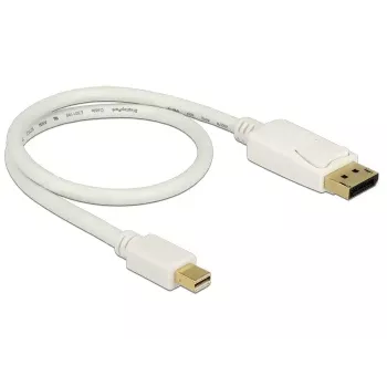 Mini Displayport uz Displayport kabelis DeLOCK 83985 0,5 m balts