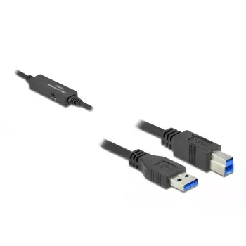 USB kabelis DeLOCK 85379 USB 3.2 Gen 1 5m USB A USB B melns