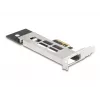 DeLOCK mobilais nodalījums PCI Express karte 1 x M.2 NVMe SSD Low Profile