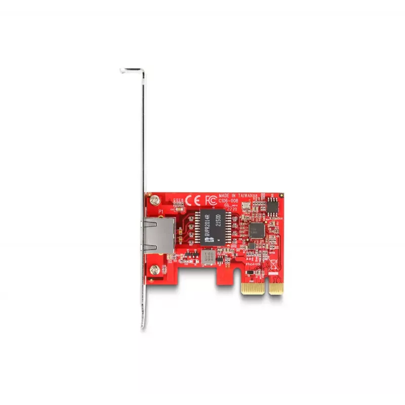 DeLOCK PCI Express x1 karte ar 1 x RJ45 2,5 Gigabit LAN i225 NBASE-T Low Profile