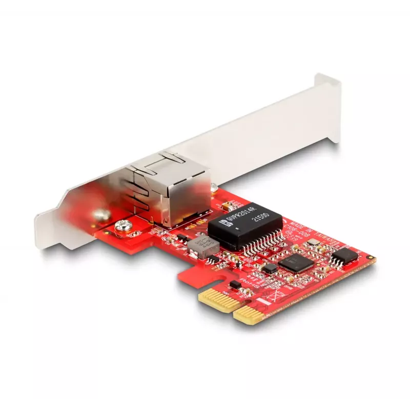 DeLOCK PCI Express x1 karte ar 1 x RJ45 2,5 Gigabit LAN i225 NBASE-T Low Profile