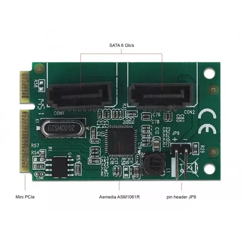 Iekšējais SATA adapteris DeLOCK 95264