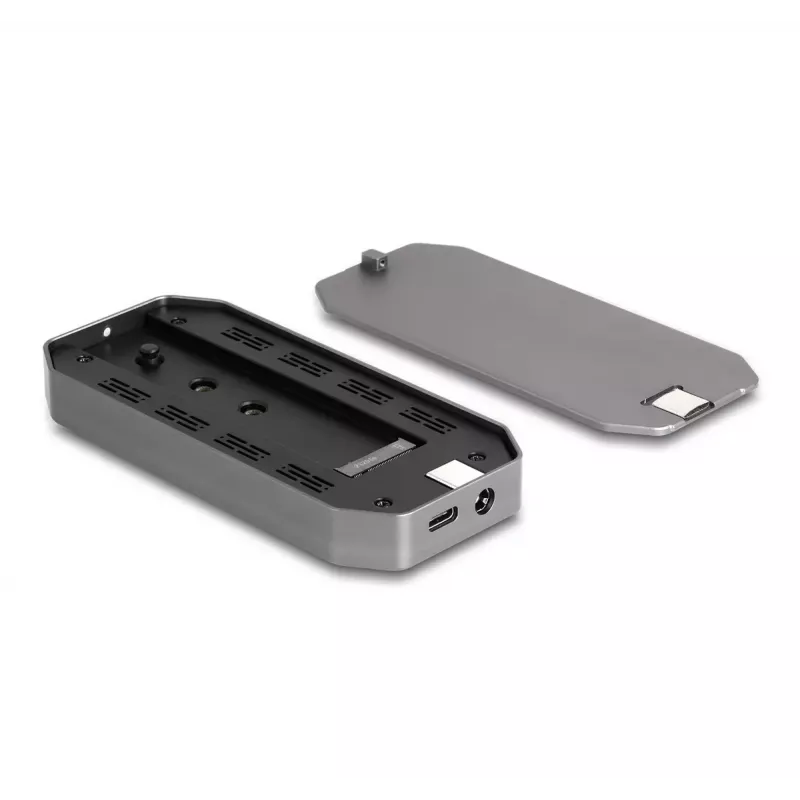 SSD korpuss DeLOCK 42015 pelēks M.2 20 Gbit/s USB Type-C