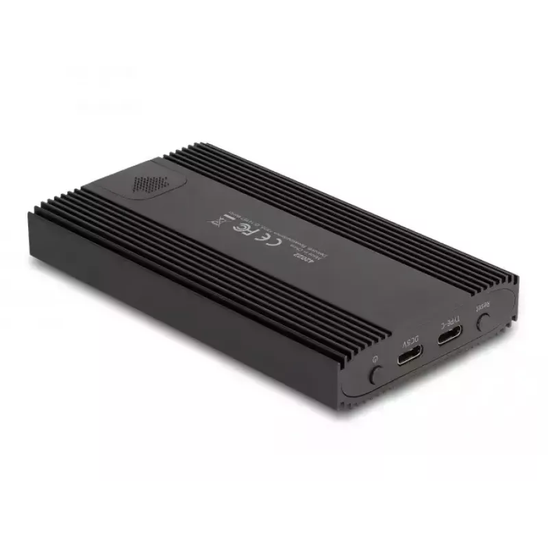 SSD korpuss DeLOCK 42022 ārējais korpuss USB 20 Gbps 2 x M.2 NVMe PCIe SSD