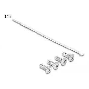 DeLOCK 10 collu Keystone ielāpu panelis 12 portu ar stiepes samazināšanu 1U pelēks