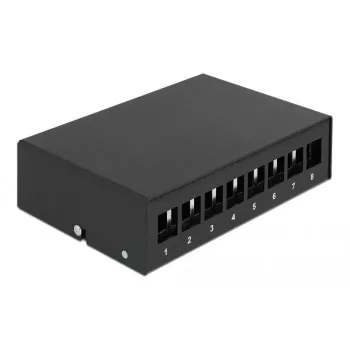 Keystone Patch Panel DeLOCK 43413 8 Port Melns