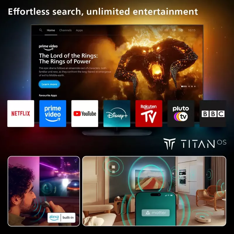 Televizors Philips 77OLED760/12 77 collas 4K Ultra HD OLED 3840 x 2160