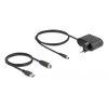 DeLOCK 64332 Dokstacija USB 3.2 Gen 1 HDD SSD 2.5 3.5 Melna