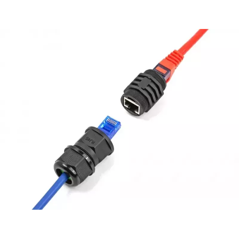 DeLOCK RJ45 Cat.6A iebūvējamais modulis ar IP67 putekļu un ūdens izturību