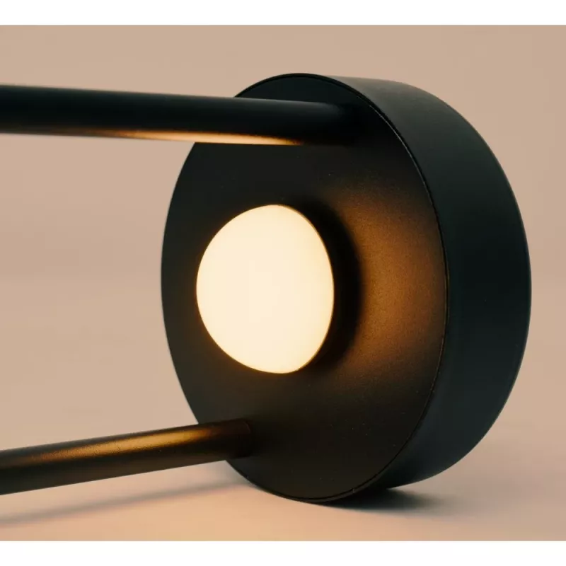 Techly I-LAMP-TABLE1 galda lampa Nenomaināma(s) spuldze(s) 3 W LED Melna