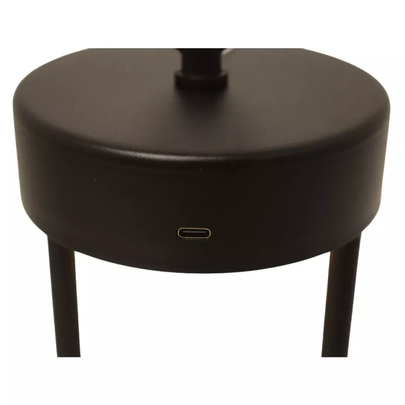 Techly I-LAMP-TABLE1 galda lampa Nenomaināma(s) spuldze(s) 3 W LED Melna