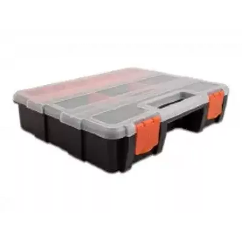 Uzglabāšanas kaste DeLOCK 18416 21 nodalījums 290x220x60mm oranža melna