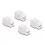 DeLOCK keystone modulis 86051 Plakans RJ-45 Balts 4 gab.