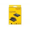 SSD korpuss DeLOCK 63379 Melns M.2 1 diskvietas atbalsts
