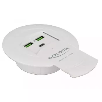 Lādētājs DeLOCK 64065 mobilās ierīces lādētājs Viedtālrunis Balts