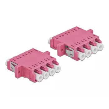 Optiskās šķiedras adapteris DELOCK LC ligzda–LC ligzda OM3 duplekss (2 gab.)