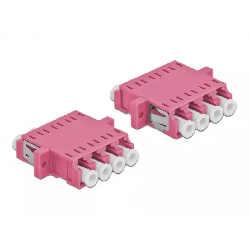 Optiskās šķiedras adapteris DELOCK LC ligzda–LC ligzda OM3 duplekss (2 gab.)
