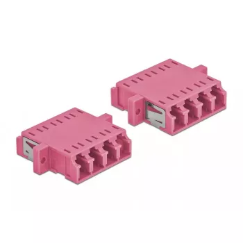 Optiskās šķiedras adapteris DELOCK LC ligzda–LC ligzda OM3 duplekss (2 gab.)