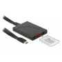 Karšu lasītājs DeLOCK 91749 USB 3.1 Gen 2 Type C Melns