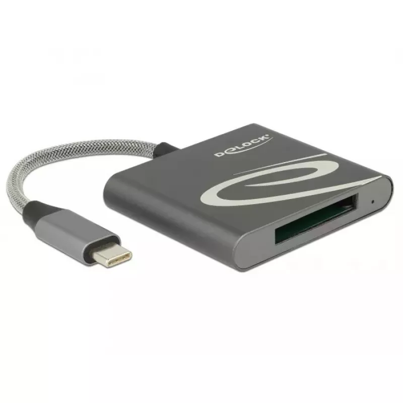 Karšu lasītājs DeLOCK 91746 USB 3.2 Gen 1 Type-C antracīts