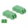 Optisko šķiedru savienotājs DeLOCK LC Duplex ligzda uz LC Duplex ligzda 4 gab.