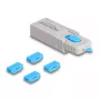 DeLOCK HDMI portu bloķētāju komplekts 4 gabali + bloķēšanas rīks HDMI ligzdām
