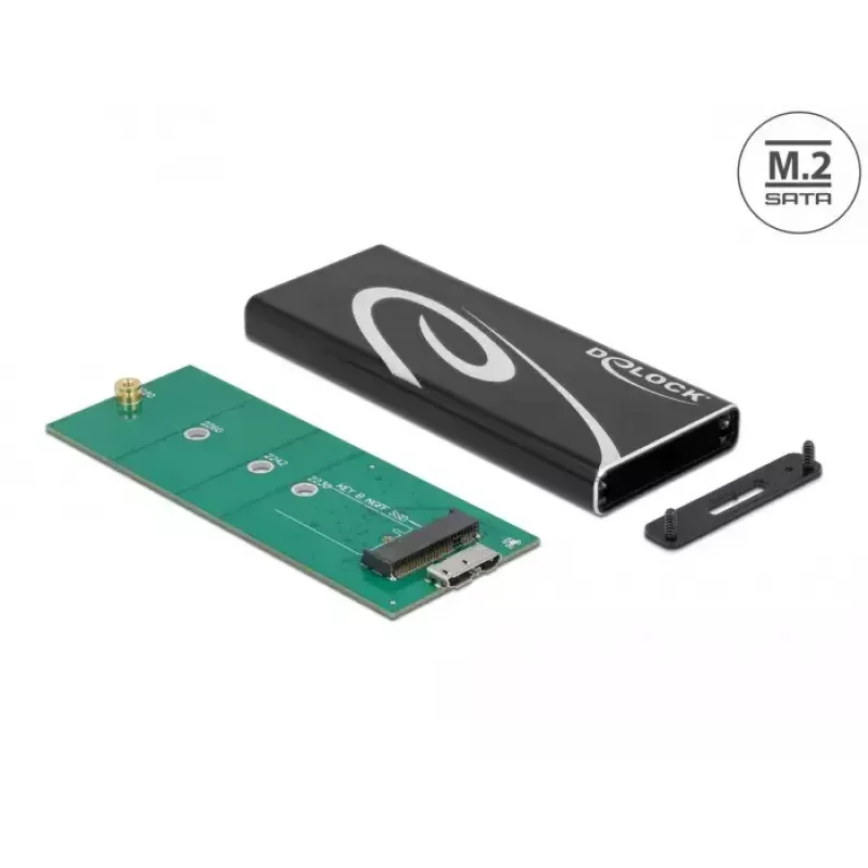 SSD korpuss DeLOCK 42007 melns M.2