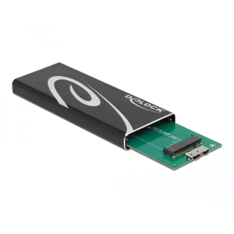 SSD korpuss DeLOCK 42007 melns M.2