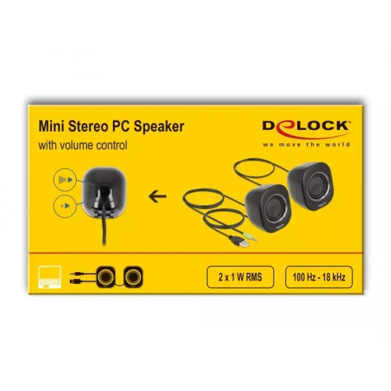 Skaļrunis DeLOCK 27002 2 W