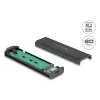 SSD korpuss DeLOCK 42031 Melns M.2 PCIe SATA 20 Gbit/s