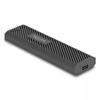 SSD korpuss DeLOCK 42031 Melns M.2 PCIe SATA 20 Gbit/s