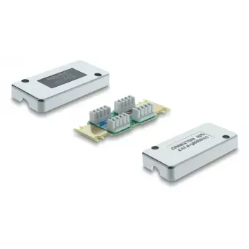 Tīkla pieslēguma kārba DELOCK Cat.6 STP LSA, S/UTP ekranējums, 35×82×23 mm, sudraba