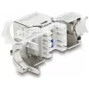 Keystone modulis DELOCK RJ45 ligzda uz LSA Cat.8.1 ekranēta ar fiksācijas klipsi un putekļu aizsargu