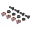 Pārsega plāksne DeLOCK 67431 ar 3 iebūvētiem 60×60 mm ventilatoriem, metāla, tumši pelēka, 1 gab.