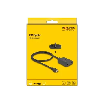 DeLOCK HDMI sadalītājs 1 x HDMI ieeja uz 2 x HDMI izejas 4K 60 Hz