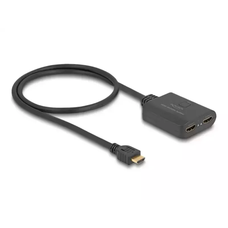 DeLOCK HDMI sadalītājs 1 x HDMI ieeja uz 2 x HDMI izejas 4K 60 Hz
