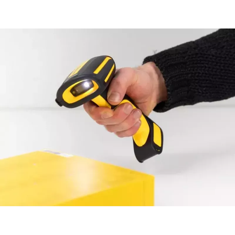 Rokas svītrkodu skeneris DeLOCK 90586 1D 2D Bezvadu Bluetooth Induktīvā uzlāde
