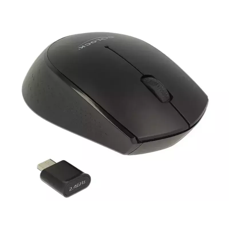 DeLOCK 12526 RF bezvadu optiskā pele, 1000 DPI