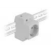 Kontaktligzda CEE 7/3 DeLOCK 11472 Pelēka