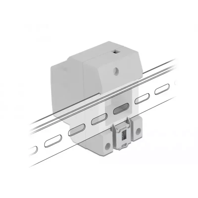 Kontaktligzda CEE 7/3 DeLOCK 11472 Pelēka