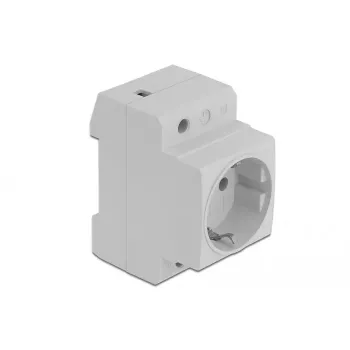 Kontaktligzda CEE 7/3 DeLOCK 11472 Pelēka