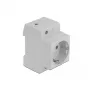 Kontaktligzda CEE 7/3 DeLOCK 11472 Pelēka