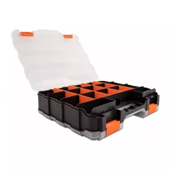 Uzglabāšanas kaste DeLOCK 18417 Taisnstūrveida Plastmasa Melna Oranža 270x320x80mm