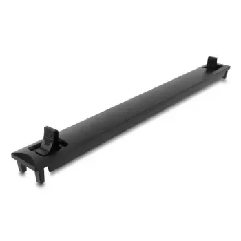 Rack blind panel DELOCK 67208, ABS plastic, Melns, 1U